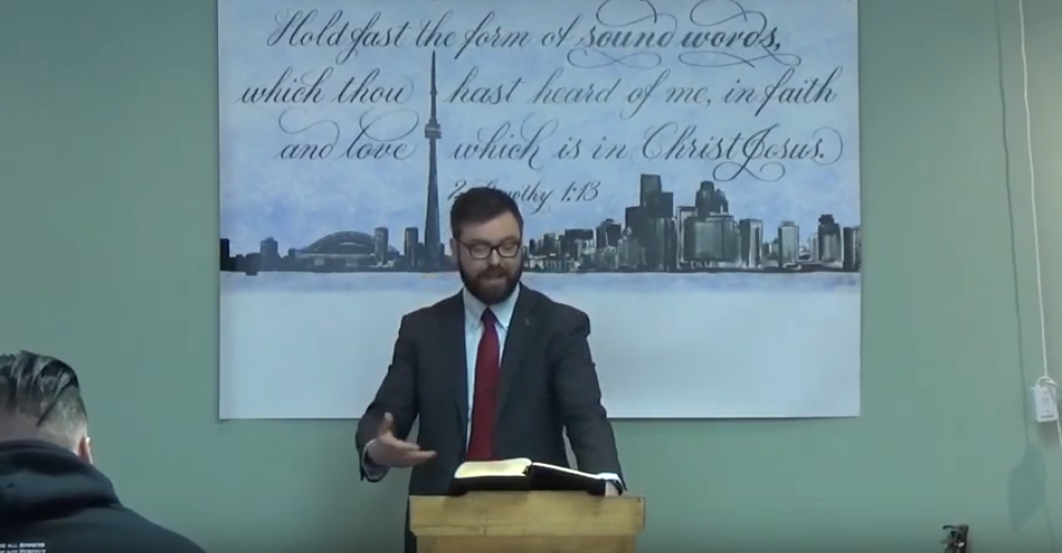 20200323 The Congregation (IFB Baptist Preaching Toronto) Brother Gander